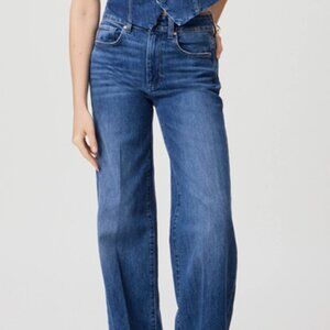 Paige Sasha 23" wide leg jean- New!